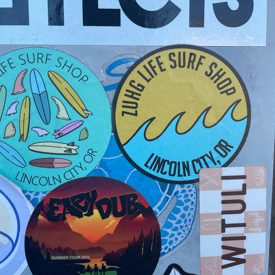 Shop Sticker Wavy
