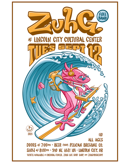 ZuhG Full Band at the Lincoln City Cultural Center Show