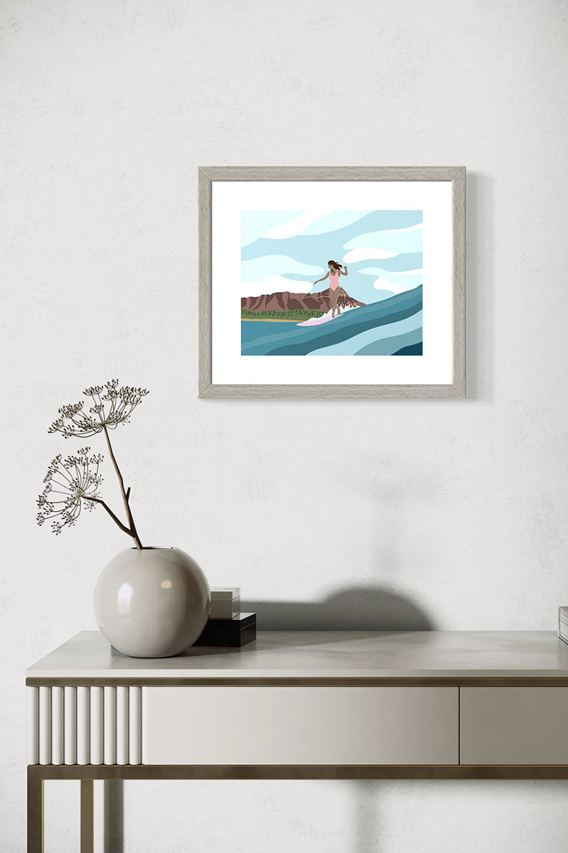 Load image into Gallery viewer, Muted Colors 8" x 10" Art Prints - Cruisin Framed