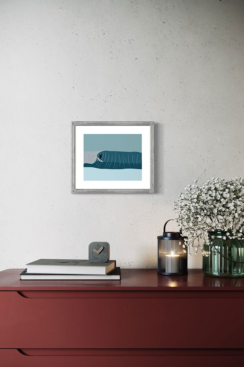 Load image into Gallery viewer, Muted Colors 8" x 10" Art Prints- Holding On Framed