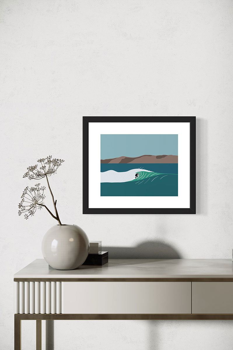 Load image into Gallery viewer, Muted Colors 8" x 10" Art Prints - Pez Dispenser Framed