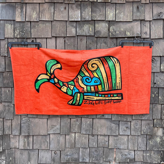 ZuhG Whale Beach Towel - On Hangers
