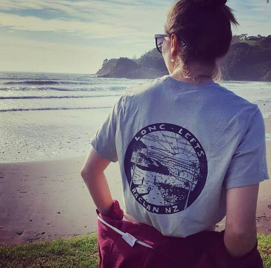 Long Lefts Raglan T-Shirt-Back