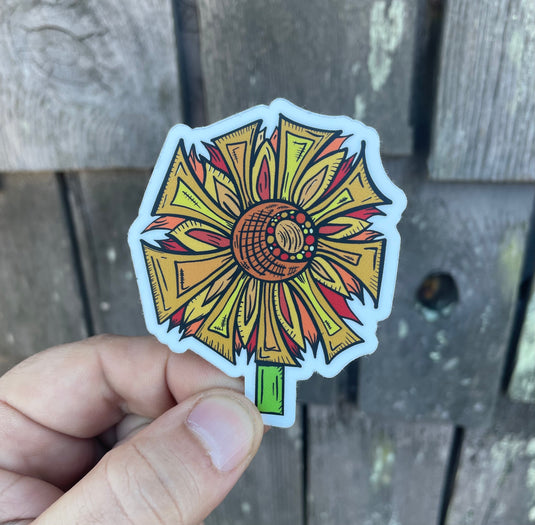Sunflower Sticker