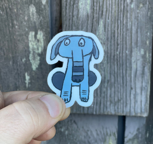 Sally Elephant Sticker