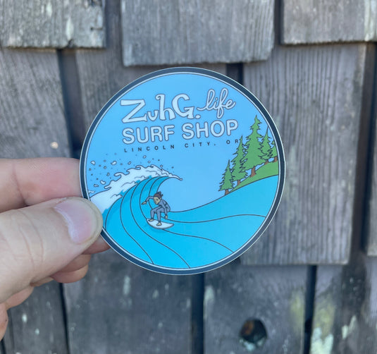 Shop Sticker-Blue sky