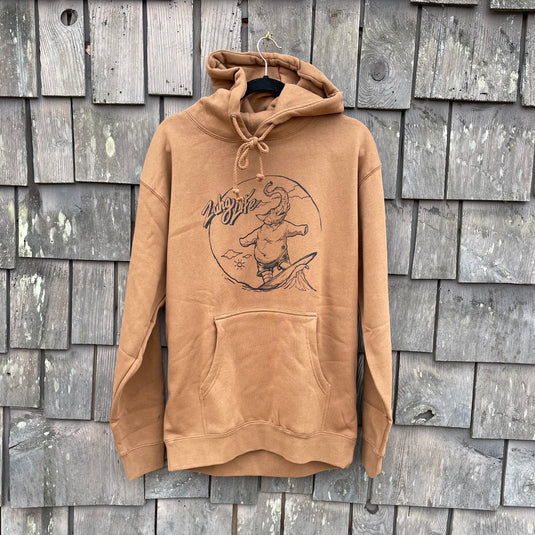 ZuhG Life Elephant Hoodie - Saddle - Front