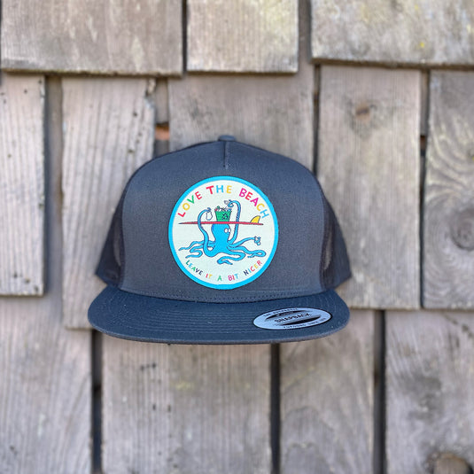 Jonas Draws Love The Beach Patch Hat-Grey