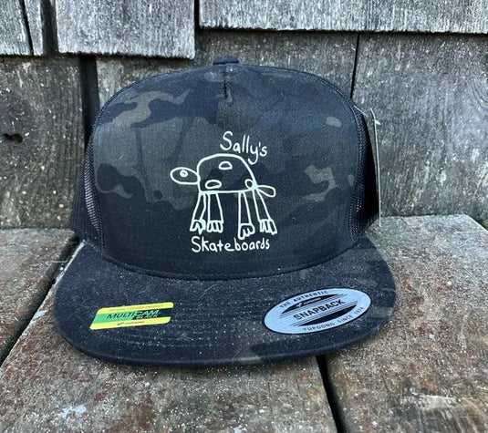 Sally's Skateboards Turtle Trucker Hat