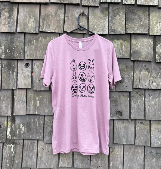 Sally's Skateboards Faces T-Shirt