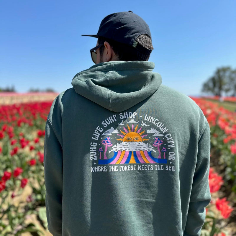 Load image into Gallery viewer, Where The Forest Meets The Sea Hoodie
