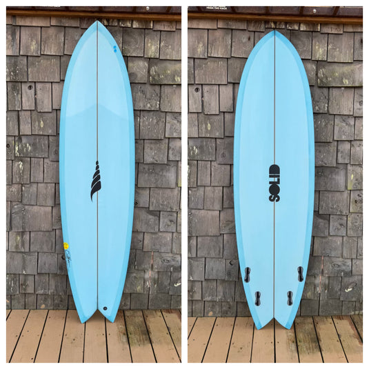 6'10" Solid Surfboard - Pescador Fish