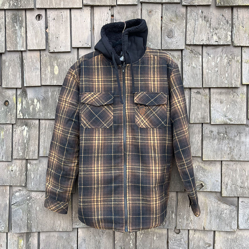 Load image into Gallery viewer, Shaka Flannel Hooded Jacket
