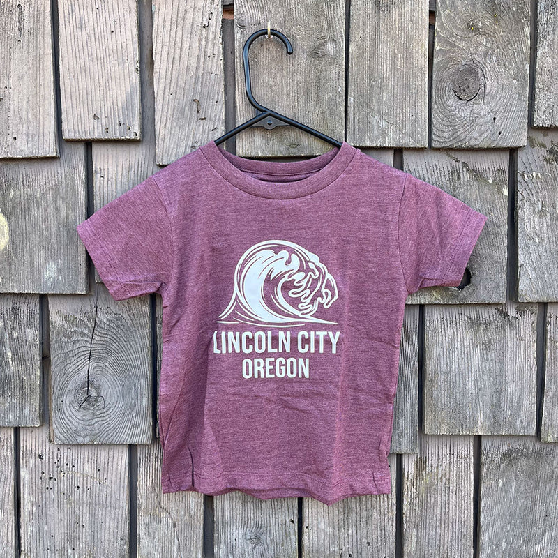 Load image into Gallery viewer, Toddler Lincoln City Big Wave Tee - Purple Haze
