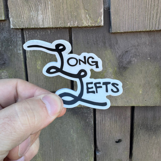 Long Lefts Logo Sticker