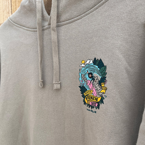 Foamie Frenzie 2025 Hoodie - Chest Closeup