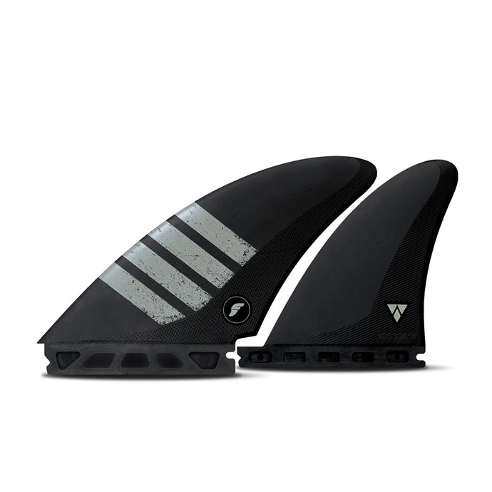 Futures Controller Quad Alpha Series Quad Fin Set - Carbon / Grey