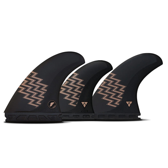 Futures Gerry Lopez Alpha 5 Fin Set - Carbon / Sand