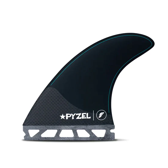 Load image into Gallery viewer, Futures Pyzel Medium Thruster Fin Set - Black
