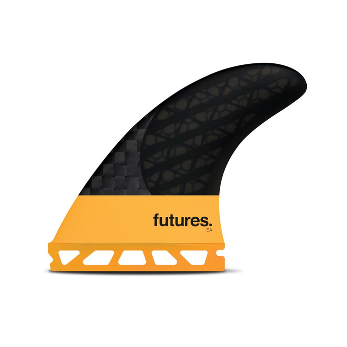Futures EA Blackstix 3.0 Thruster Fin Set - Orange / Carbon