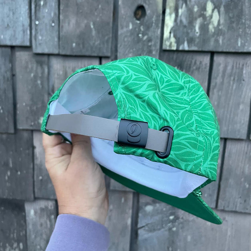 Load image into Gallery viewer, Long Lefts Green Floral Hat-Back
