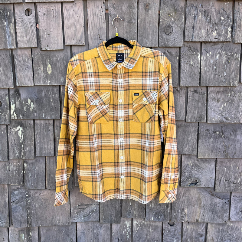 Load image into Gallery viewer, RVCA Flannel - Yellow
