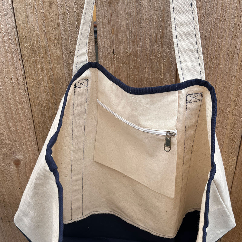 Load image into Gallery viewer, Shop Beach Day Bag - Interior Zipper
