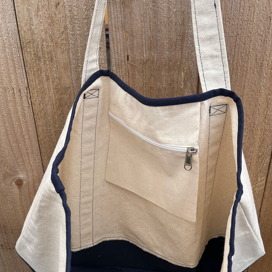 Shop Beach Day Bag - Interior Zipper