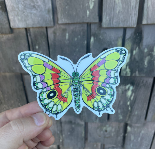 Oregon Butterfly Sticker