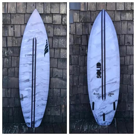 6'4" Solid Surf "Barracuda" Shortboard Surfboard